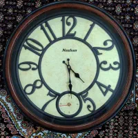 ساعت دیواری دو موتوره