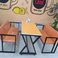 میزصندلی۶نفره بدنه قوطی زخیم