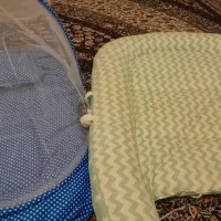 وسایل سیسمونی در حد نو شامل چند تکه|کالسکه و لوازم جانبی|رفسنجان, |دیوار