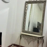 اینه شمعدان برنز