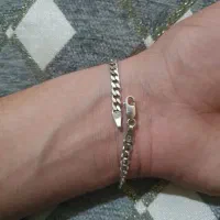 دستبند نقره زیبا مردانه