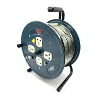 سیم سیار قرقره ای کابل 25و50متری باس صنعتی فیوزدار|ابزارآلات|هشتگرد, شهرک راه آهن|دیوار