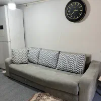 دوعدد مبل سه نفره  تختخواب شو