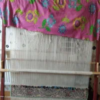 قالی نیمه کاره بافته شده
