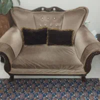 مبل شش نفره تشک دوبل رنگ نسکافه ای|مبلمان خانگی و میز عسلی|آمل, |دیوار