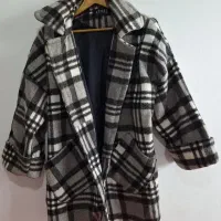 پالتو چهارخونه ضخیم