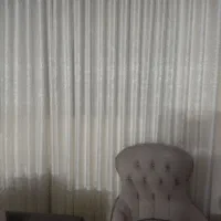 پرده پانچ برای سالن پذیرایی، نباتی رنگ|پرده، رانر، رومیزی|شاهین‌شهر, عطار|دیوار