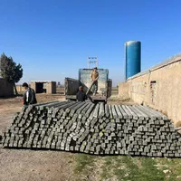 فنس پایه بتنی تیرچه داربستی داربست انگور توری|خدمات باغبانی و درختکاری|ساوه, |دیوار