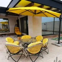 میز و صندلی باغی مهتاب (شیک،محکم،مناسب حیاط وویلا)