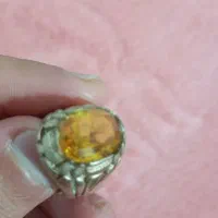 انگشتر یاقوت زرد... عقیق و سیترین هم دارم|جواهرات|شیراز, شهرک گلدشت حافظ‎|دیوار