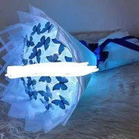 دست گل پروانه پرطرفدار خوشکل