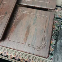 میز چوبی قهوه ای|مبلمان خانگی و میز عسلی|محلات, |دیوار