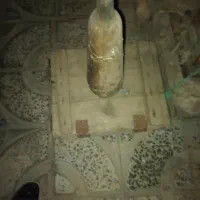 جعبه زمان جبهه عتیقه با ی میل باستانی دومیش خرابه