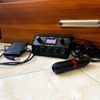 دستگاه تتو بدن و پدال و پاور در حد نو