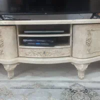 میزتلوزیون چوبی بزرگ