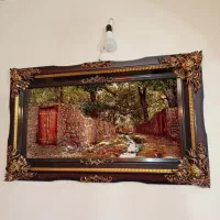 تابلو فرش منظره با قاب