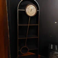 استند دکور و کتاب همراه ساعت