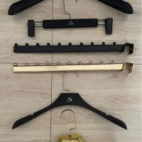 چوب لباس طلایی-چوب شلوار دوگیره شلوار-تیله رگال