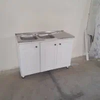 کابینت حاضری تمام فلز پیش ساخته زیر سینک و آبچکان