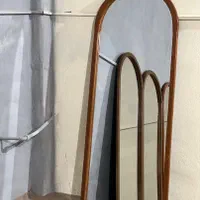 آینه قدی دور چوبی،ایینه قدی تمام چوب روس|آینه|خمینی‌شهر, |دیوار