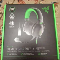 هدست ریزر بلک شارک razer blackshark v2 + usb sound
