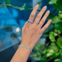 انگشتر و دستبند نقره