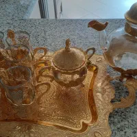 سرویس کامل چای خوری با اسفند دود کن برقی