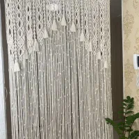 مکرومه بافی پرده، رانر،شلف،دیوارکوب،صندل