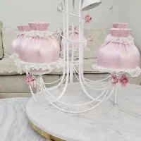 لوستر و آباژور و دیوار کوب فرفوژه دخترانه