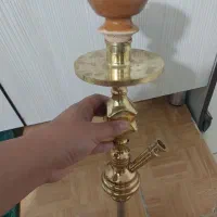 قلیان برنجی به همراه سر کاملا نو و استفاده نشده|کلکسیون و سرگرمی|سبزوار, ابوریحان|دیوار