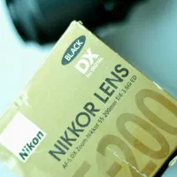 لنز تله‌فوتو Nikon AF-S DX 55-200mm f 4-5.6G ED VR|دوربین عکاسی و فیلم‌برداری|رشت, فلسطین|دیوار