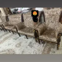 مبل تمام چوب