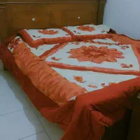 سرویس تخت خواب تمام چوب  همراه خوشخواب