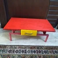 میز تحریر پایه کوتاه فلزی