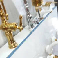 شیرآلات اهرمی سفید طلایی نمایندگی|مصالح و تجهیزات ساختمان|کرمانشاه, |دیوار