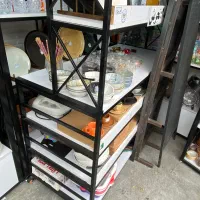 ۸ تیکه ویترین به همراه ویترین متحرک چرخ دار