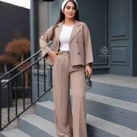 کت شلوار،کت کراپ،سرهمی ،مانتو شلوار اداری،کت تک