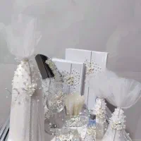 ست بله برون مرواریدی 12 تیکه