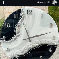 تابلو وساعت رزینی