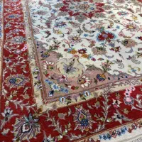 یک جفت فرش دستباف طرح تبریز به قیمت ماشینی