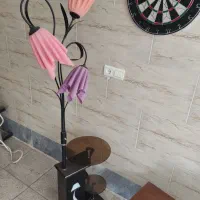 تخت و صندلی 2تا و گاز دو شعله و آباژور سالم