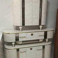 میز آرایشی طرح کنسول|جاکفشی، کمد، دراور|الوند, |دیوار