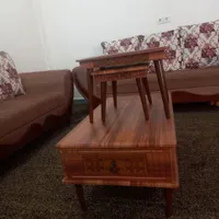 مبلمان ۷ نفره به همراه جلومبلی و ۲عدد عسلی|مبلمان خانگی و میز عسلی|اهواز, منبع اب|دیوار