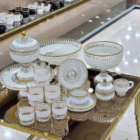 سرویس پذیرایی کریستال ونیز لب طلا