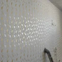 نقاشی طرح دار شبیه به کاغذ دیواری