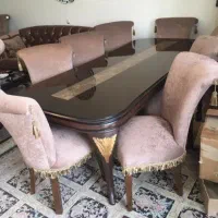 میز نهار خوری هشت نفره با صندلی مارک استقبال ترکیه|میز و صندلی غذاخوری|تهران, کوهک|دیوار