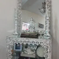 آینه کنسول و شمعدان