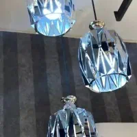 لوستر سه شعله خورشیدی آکبند