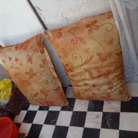 دو تا تکیه گاه نرم راحت از جنس پنبه ملافه خارجی