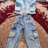 کت و شلوار لی ۵تا۷سال